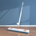thumbnail image 1 of Trapeador de piso, trapeador plano de microfibra de manos libres con escurridor automático, trapeador de piso de microfibra de 360 manos, trapeador de piso de lavado de manos perezoso, 1 of 7
