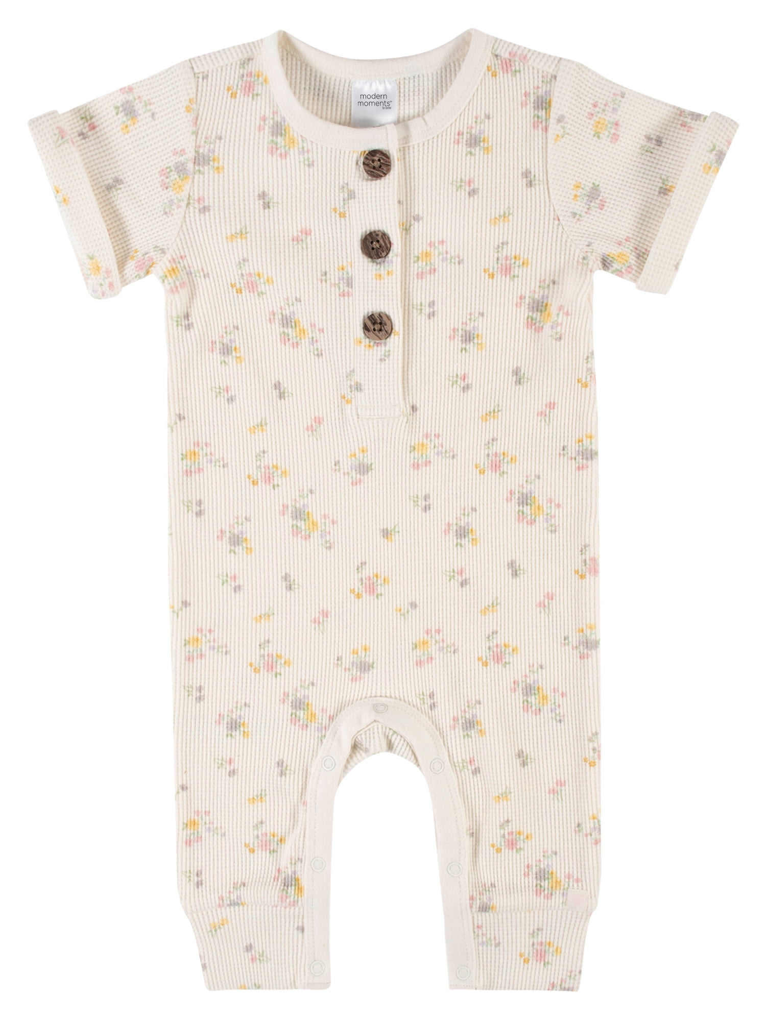 Modern Moments By Gerber Baby Girl Cardigan Sweater & Romper, 2-Piece Outfit Set, (0/3 Months - 24 Months)