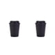thumbnail image 1 of Toystoory Botella de bebida Taza de agua Taza térmica Mano de obra fina Vasos de moda Leche Suministros para el hogar Contenedor de líquido Negro 350ml 2piezas, 1 of 6