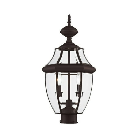 Livex Lighting Monterey 2 Light Outdoor Post Lantern