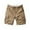 Khaki, variant on Men's Lightweight Breathable Cargo Shorts, Casual Outdoor Hiking & Travel Workwear with Multiple Pockets, [Color], [Size]