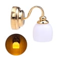 thumbnail image 6 of Miniature Wall Lamp 1/12 Scale Dollhouses Wall Sconce Lighting Accessories for European Decoration Living Room Display, 6 of 9