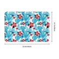 thumbnail image 3 of Bingfone Hawaiian Style Door Mat 16"x24" Front Entrance Non-Slip Low Profile Washable for Entryway, 3 of 7