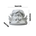 thumbnail image 3 of SLYNSHome Succulent Flower Pot Cute Figure Angel Planter White Ceramic Plant Pots with Drainage & Tray for Home Desk Office Garden Decoration, 3 of 8