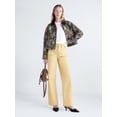 thumbnail image 2 of Free Assembly Women's and Women's Plus The Larchmont High Rise Patch Pocket Jeans, 32" Inseam, Sizes 0-28W, 2 of 5