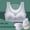 Grey, variant on VISALY Sports Bras For Women Plus Size Sports Bra Women Ultra Thin Ice Silk Bra Comfortable Plus Size Seamless Wireless Sports Bra With Removable Pads Wireless Bras Sleep Bras Comfortable Bras Grey L