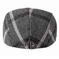 thumbnail image 5 of SikaFu New Spring Autumn Winter Cap for Men Women Vintage Plaid Men Women Beret Cap Retro Ivy Newsboy Flat Cap Male Female Beret, 5 of 6