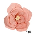 thumbnail image 2 of 10 Pack - Handmade Crepe Paper Peony Flower - Large Ruffled Paper Flower for Wedding Backdrop & Home Wall Decor Reusable Party & Event, Pink, JKODE, 2 of 6