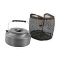 thumbnail image 4 of MAGIDEAL 1. campsite Kettle Tea Kettle Light Picnic for Boiling Water, aluminum black handle, 4 of 8