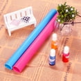 thumbnail image 5 of NOGIS Silicone Mat, Silicone Mats for Crafts, Silicone Craft Mat, 2 Pack 15.7" x 11.8", Large Silicone Mat, Silicone Sheet, Silicone Mats for Resin Crafting Art Painting Mat (Blue&Rose Red), 5 of 7