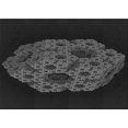 thumbnail image 1 of Ahgly Company Machine Washable Indoor Rectangle Transitional Midnight Gray Area Rugs, 2' x 4', 1 of 7
