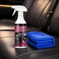 thumbnail image 4 of Car Interior Cleaner Spray, 120ml Multi-Surface Restore Formula, Leather Plastic Vinyl Protectant, Dashboard Seat Detailing Kit, Microfiber Towel Included, 4 of 9