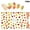 F204, variant on 3D Feather Bowknot Maple Leaf Sexy Lace English Letter Cartoon Nail Sticker