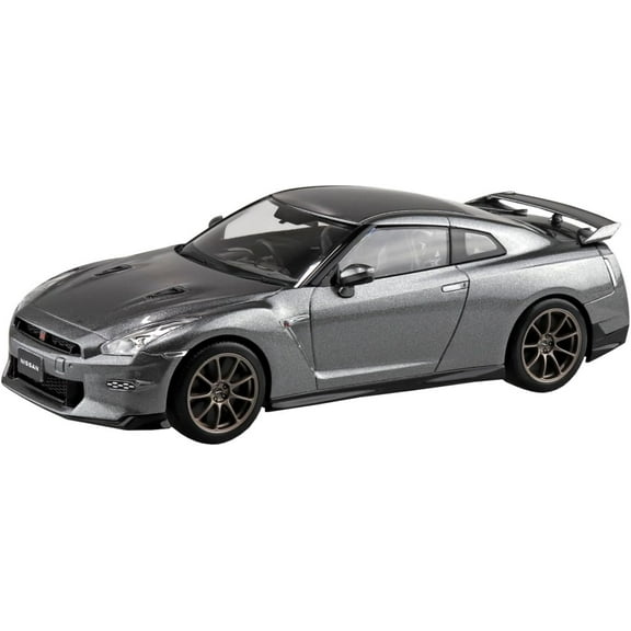 Aoshima Nissan GT-R R35 Dark Metal Gray 1/32 Scale Plastic Model Kit