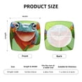 thumbnail image 5 of Rateoe Flying Frog On Branch Pattern Square Couch Cushion Covers, Sofa Furniture Protector Slipcover with Bottom Tie rope, Soft Non-Slip Non-Wrinkle Non-Sticky-Six Piece, 5 of 7