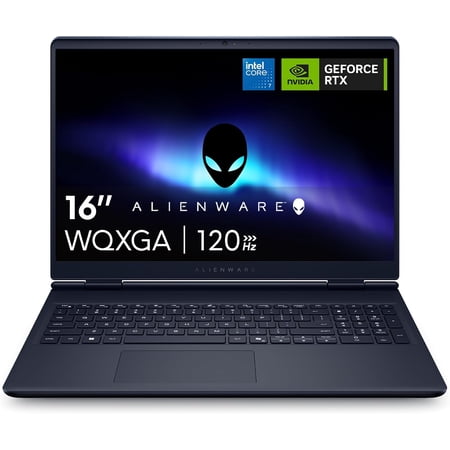 Alienware 16 Aurora Gaming Laptop AC16250-16-inch WQXGA 120Hz Display,Intel Core 7 Processor (Series 2) 240H Processor,16GB DDR5 RAM,512GB SSD, NVIDIA GeForce RTX 4050 Graphics,Windows 11 Home-Blue