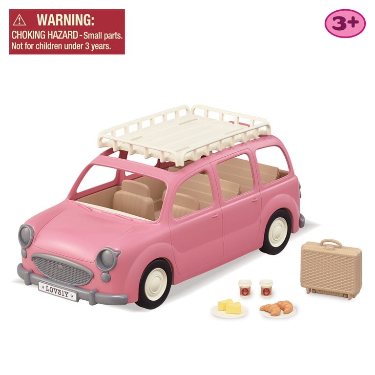 Calico Critters Family Picnic Van, Toy Vehicle for Dolls with