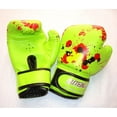 thumbnail image 3 of Boxing Gloves Punching Bag Training Set Fight Training Sport Faux Leather with Strap(Green), 3 of 5