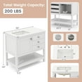 thumbnail image 3 of Gymax Bathroom Vanity Unit w/ Basin w/ Extra Wide Granite Countertop Ceramic Sink, 3 of 10