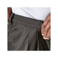 thumbnail image 4 of Haggar Men's Big & Tall Cool 18® Pro Htr. Solid Pleat Pant Classic Fit HC90255, 4 of 7