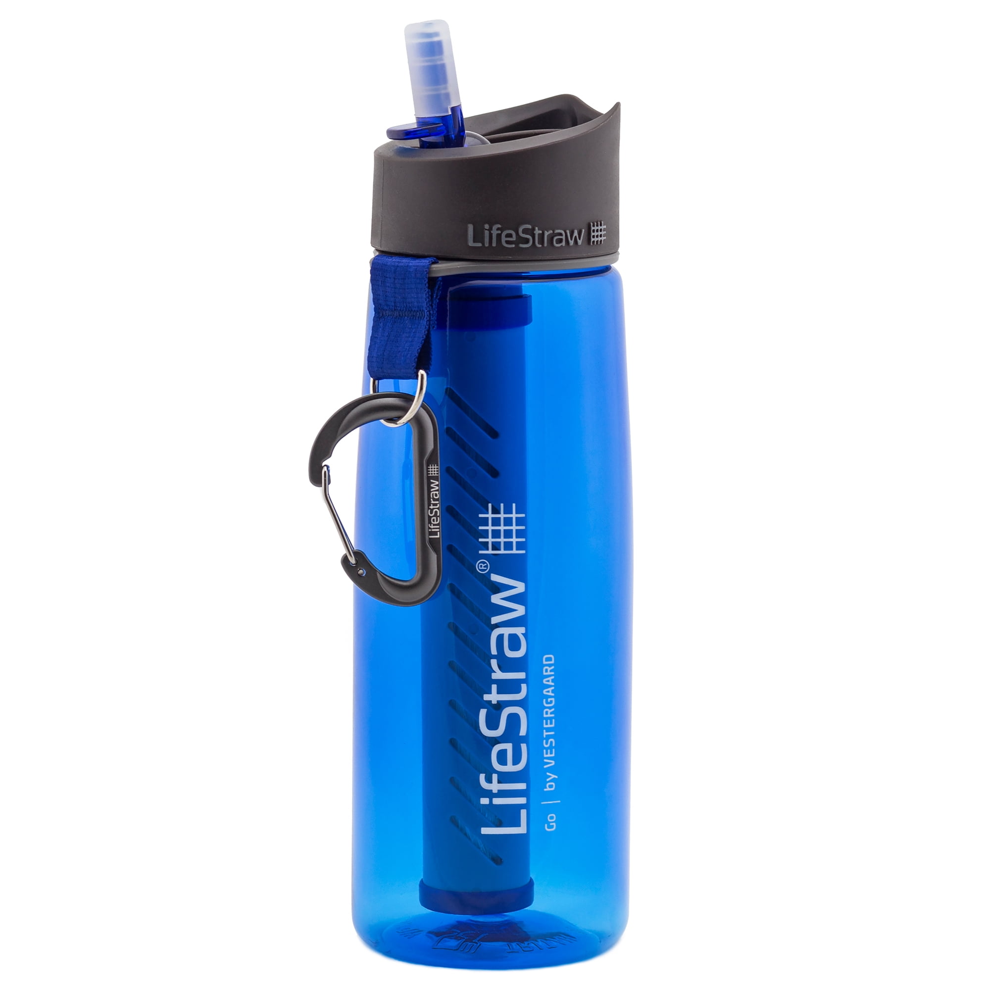 Lille bitte Uskyld Udstyr LifeStraw Go 22-Oz. (650ml) - Water Bottle with Filter for Outdoor and  Everyday Use - Blue - Walmart.com