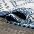 thumbnail image 5 of JONATHAN Y JONATHAN  Y Carwa Diamond Tribal Medallion Indoor/Outdoor Area Rug 2 X 8 - Ivory/Blue, 5 of 5