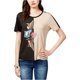 thumbnail image 2 of Camiseta gráfica GUESS con bloques de colores para mujer negro talla XS, 2 of 2