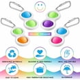 thumbnail image 3 of Simple Sensory Toy Fidget Toy,Mini Silicone Bubbles Flipping Board Early Educational Toy,Brain Development Toy,Fidget Simple Dimple Toy Stress Relief Sensory Hand Toy for Kids Adults, 3 of 6