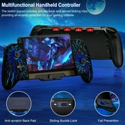 Switch Controller for Switch/Switch OLED, QQV One-Piece Joypad Controller Replacement for Switch Pro Controller, Switch Controllers Remote with Adjustable TURBO