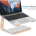 thumbnail image 4 of Laptop Stand for Desk, Detachable Laptop Riser, Aluminum Laptop Holder, Compatible with MacBook Air/Pro, Dell, HP, and All Laptops (11-16 inch), Grey, 4 of 8