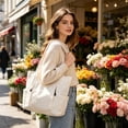 thumbnail image 6 of Kyusrd Back to School Supplies and Supply,Nylon Tote Bag Large Capacity Shoulder Bag for Women Casual Handbag for Work School Travel Daily Use, 6 of 6