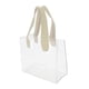 thumbnail image 1 of Unique Bargains 1 Pc Bolsa de Regalo Reutilizable Duradera Ligera con Asa Beige, Transparente Pequeña, 1 of 5