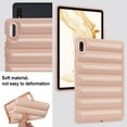 thumbnail image 7 of Allytechgroup Protective Case for Samsung Galaxy Tab A9+ 11 Inch , Shockproof Puffy Bumper Cover with Soft Flexible Back, Lightweight Stand Case for Women & Kids, Pink, 7 of 7