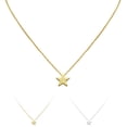 thumbnail image 2 of Collier Pendentif Étoile Décor Collier Clavicule Collier Bijoux pour Femme, 2 of 9