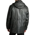 thumbnail image 2 of Leather Hooded Parka, 2 of 3