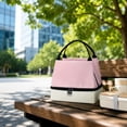 thumbnail image 5 of Dmlowu Lunch Bag for Women, Thermal Tote Insulated Lunch Box with Handle and Zipper, Portable Reusable Cooler Tote Bags for Office Car Picnic Camping Outdoor, 5 of 7