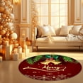 thumbnail image 6 of PALIFEUR Christmas Rugs for Living Room, 19.7 x 19.7 Inch Holiday Snowflake Decor Area Rug for Bedroom, Non Slip Washable Christmas Living Room Rug for Festival Party Decorations, 6 of 7