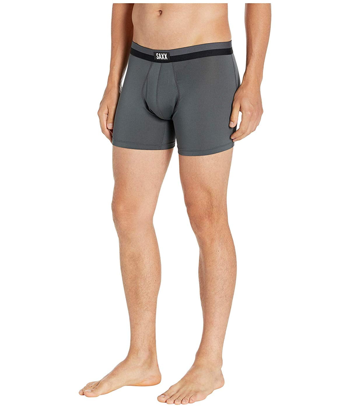 SAXX SAXX UNDERWEAR Sport Mesh Boxer Brief Fly Black