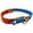 Red, variant on Genuine High Quality Leather Designer Dog Collar, Daisy, Studs. 11"x1/2" Wide. Fits 8"-10" Neck, Yorkshire Terrier, Puppies