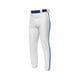 thumbnail image 1 of Pantalones de béisbol con parte inferior elástica Pro Style WHITE/ ROYAL XL A4 N6178, 1 of 1