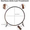 thumbnail image 3 of 7.5FT Circle Wood Arch for Wedding Ceremony Arbor Backdrop Stand for Garden Wedding Parties, 3 of 16