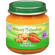 Nature's Goodness: Sweet Potatoes Baby Food, 4 Oz