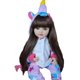 thumbnail image 1 of Muñeca Renacida Realista BZDOLL Bebé Silicona 55cm Unicornio, 1 of 4