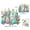Easter-1, variant on Flopesn Creative Holiday DIY Diamond Painting Decorative Ornament Irregular-Shaped Acrylic Home Decor (Double-Sided Design, Single-Sided Rhinestone Accents)-9PCS Holiday