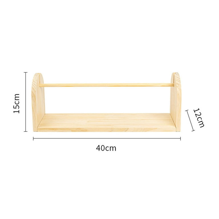 Wooden Yarn Ball Holder Prevent Thread Tangling Ribbon Storage Winder Yarn Rolling Holder Stand Rack for Craft Knitting Crochet Accessory, Size
