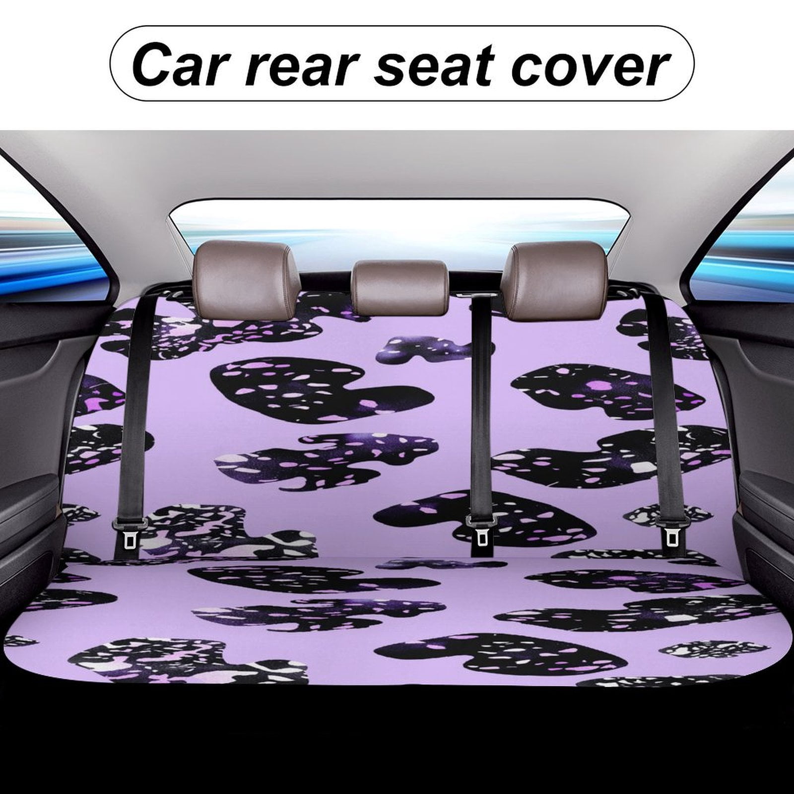 Animal Print Patterns Print Car Accessories Car Rear Seat Covers Fashion Auto Back Seat Protector Decoration Universal Auto Interior