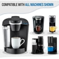 thumbnail image 2 of Keurig Compatible Descaling Solution. 2 Bottles of Descaler Solution. Descaling Kit Removes Limescale For Hotter Coffee. 4 Uses Descaler For Keurig Coffee Machines., 2 of 7