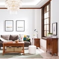 Leick Furniture Favorite Finds Mission Cabinet Wood End Table in Brown