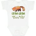 thumbnail image 3 of Inktastic Gram Gram Loves Me Cute Red Panda Boys or Girls Baby Bodysuit, 3 of 5