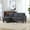 Dark Gray, variant on Convertible Sectional Sofa with Movable Ottoman,L Shaped Couch Sofa with Reversible Chaise,Modern Velvet 3 Seater Sofa Sectional Couch for Living Room,Beige